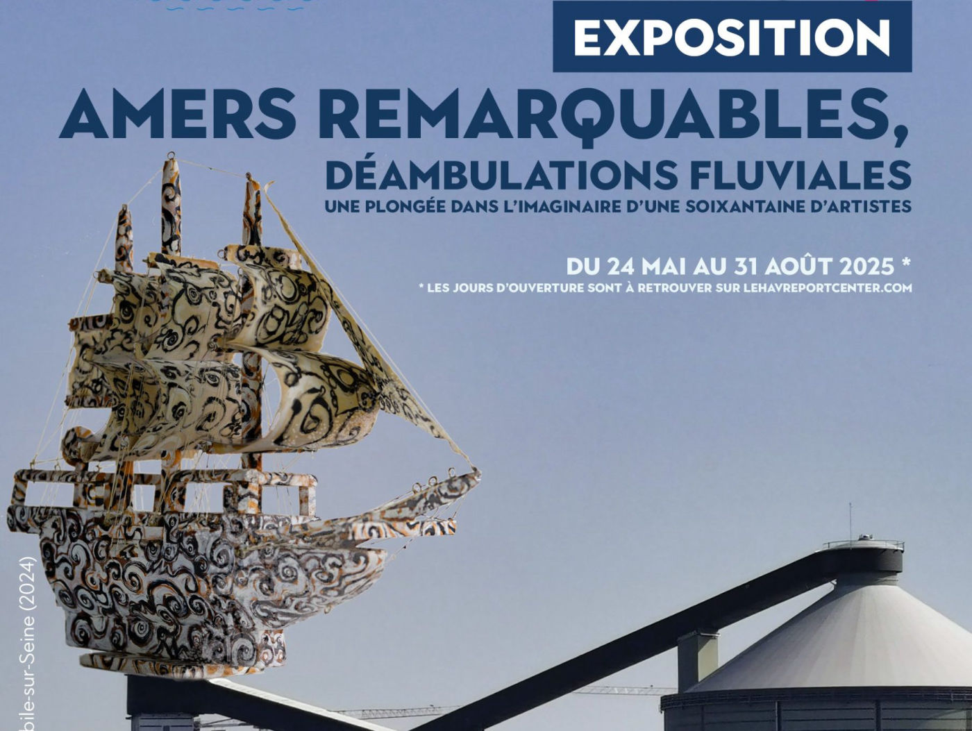Voilubile sur Seine, 2024, Miguel Marajo : Amers remarquables au LH Port Center, Le Havre